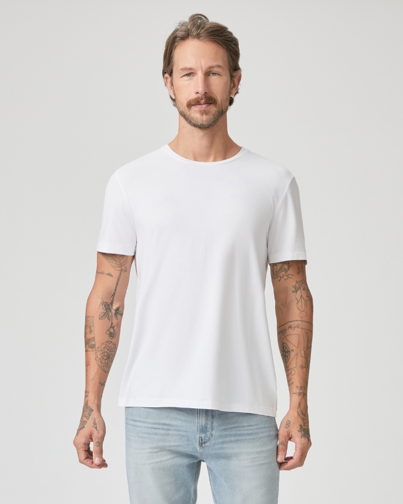 Cash Crew Neck Tee - Fresh White